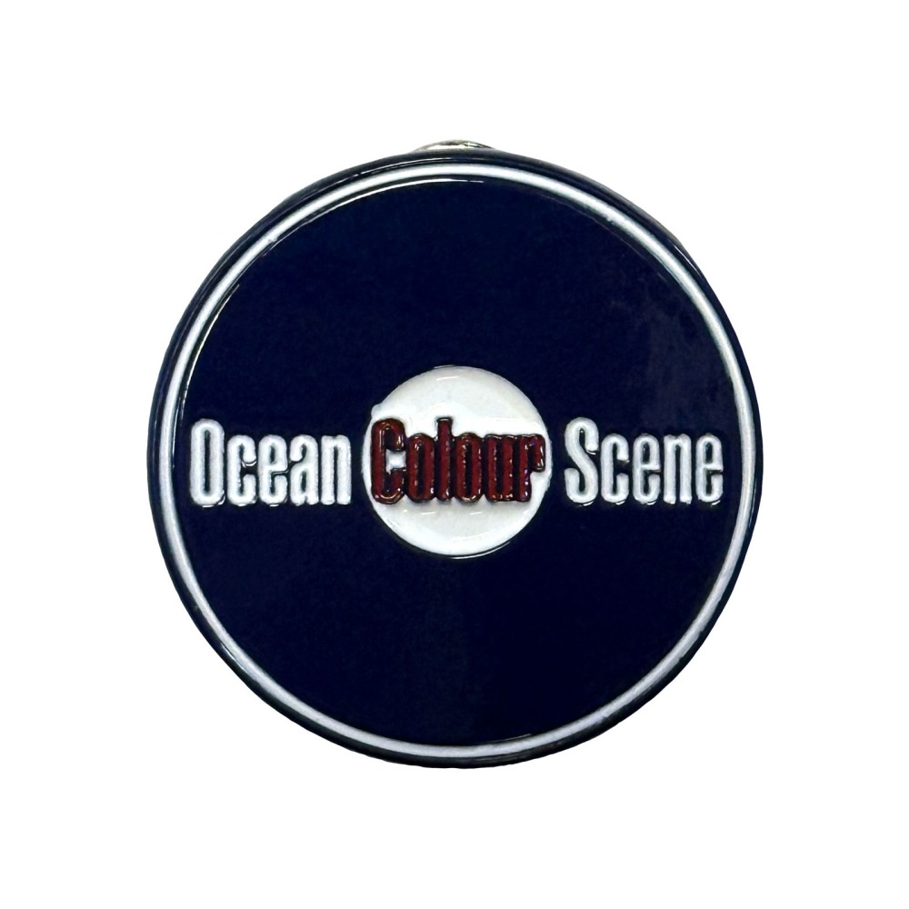 Ocean Colour Scene - Classic Logo Button pin - Blau